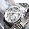 Casio Fluted Bezel Men's Classic Casual Multifunctional Fashion Metal Watch
