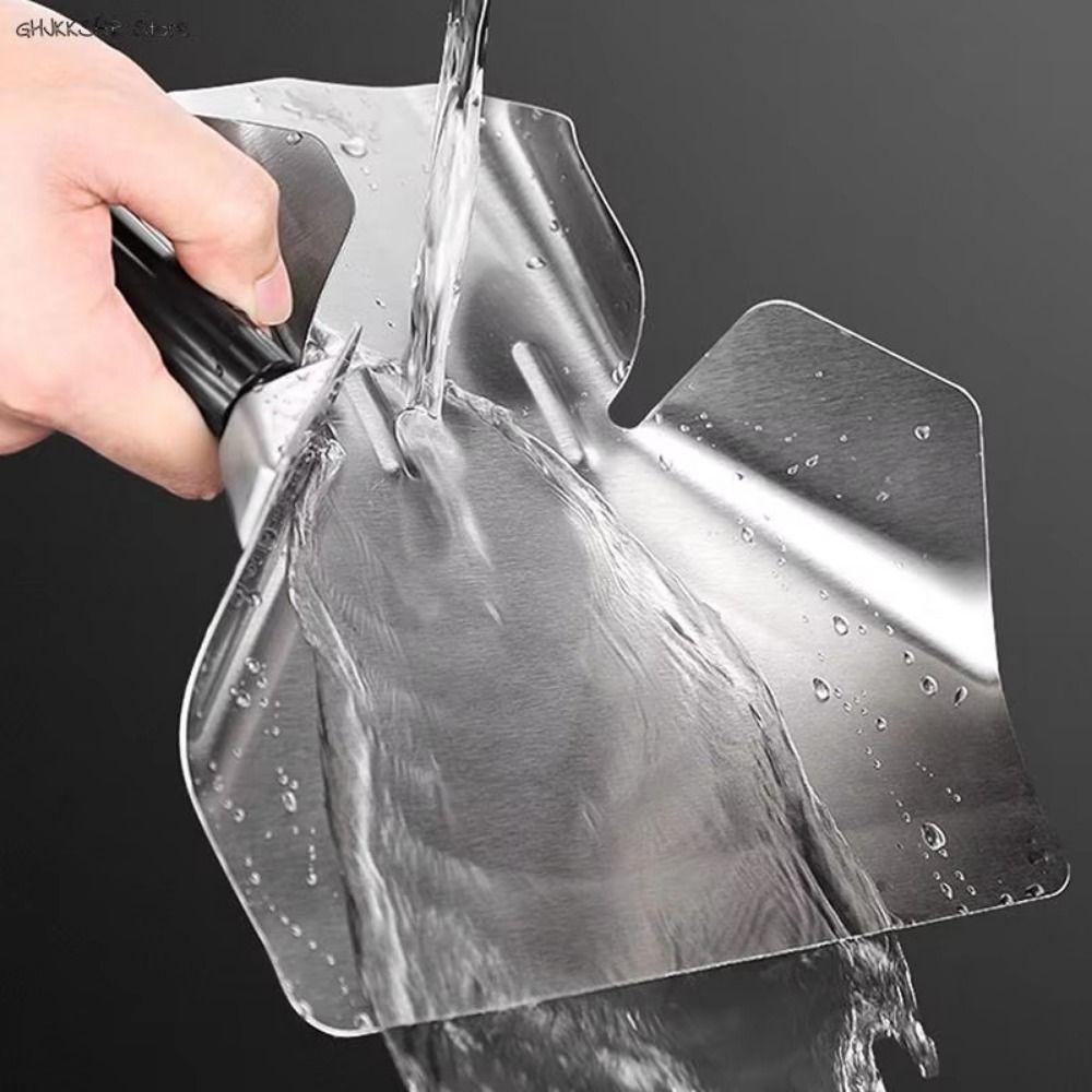 Stainless Steel Popcorn Packing Shovel Single/Double Handle Chip Scoop Kitchen Gadget