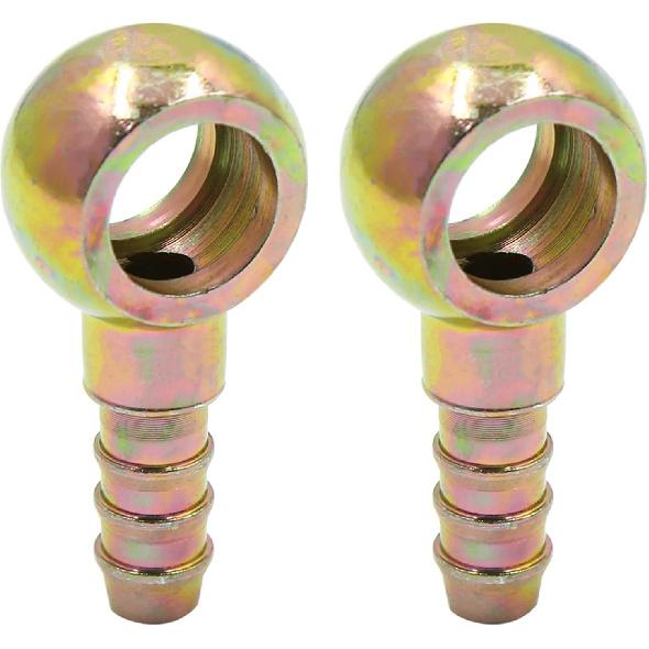 2 шт. 5/16" 8 мм Внутренний Диаметр Штуцер для Шланга 14 мм Фитинг под Шайбу Адаптер-Соединитель Топливной Линии для