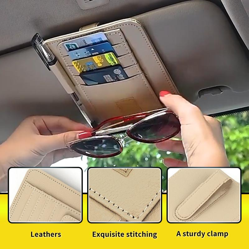 Car Sun Visor Card Holder Multifunctional For Citroen C4 C3 C5 C1 C2 Berlingo Celysee Cactus Picasso Aircross Saxo Grand
