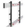 Support mural - B-Tech - BT8390-VESA800F - Noir - 200 kg - Écran 42" à 72"