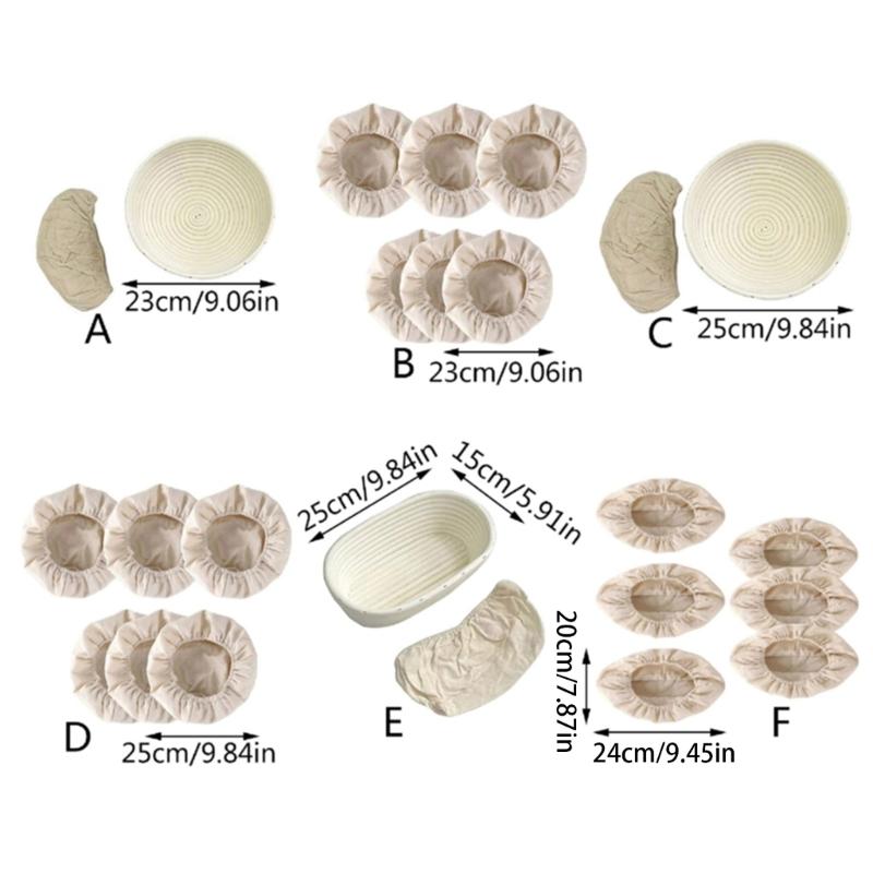 Корзина для естественной ферментации Круглая корзина для расстойки хлеба Практичные баннетоны для теста Корзины для хлеба Форма для хлеба