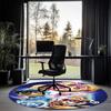 PAW Patrol Printed Round Rug Carpet Chair Rug Area Rug Entryway Doormats,for Office Chair Living Room Bedroom Kitchen Room.