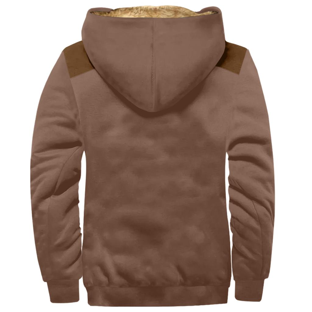 Мужская куртка с цветными блоками, мужская весенне-осенняя повседневная трендовая куртка на молнии с капюшоном