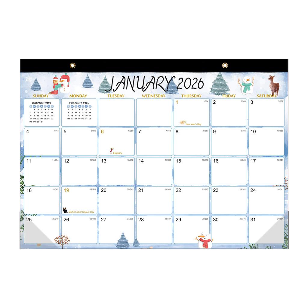 2026-2027 Wall Calendar, January 2026 To 2027, With Thick Paper, Christmas Wall Calendar