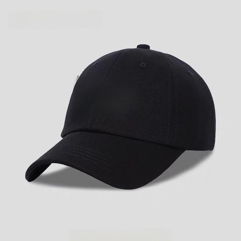Curved Cotton Brim Cap With Embroidery Adjustable Strap Men Women Outdoor Use