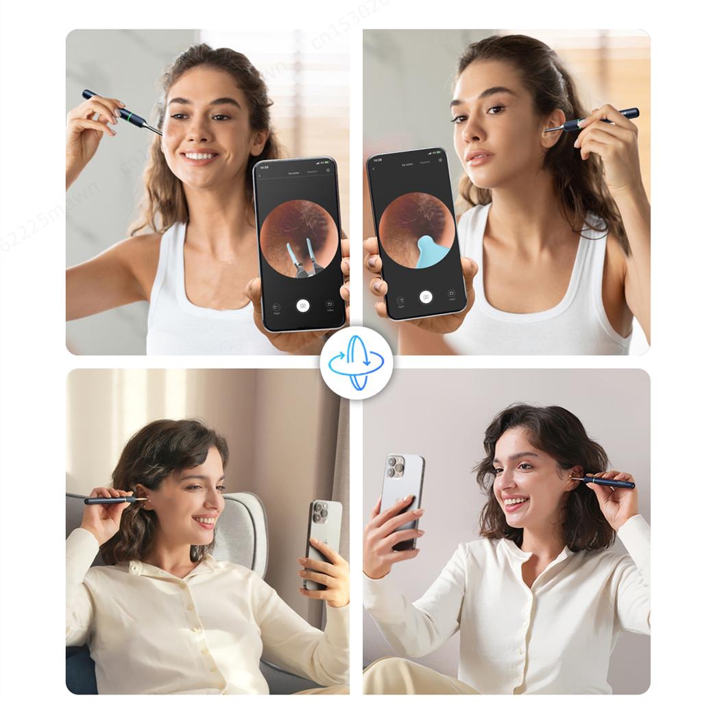 Bebird Note5 Умные визуальные палочки для ушей Эндоскоп Пинцет Высокоточный ушной скребок Мини-камера Отоскоп Очиститель ушей