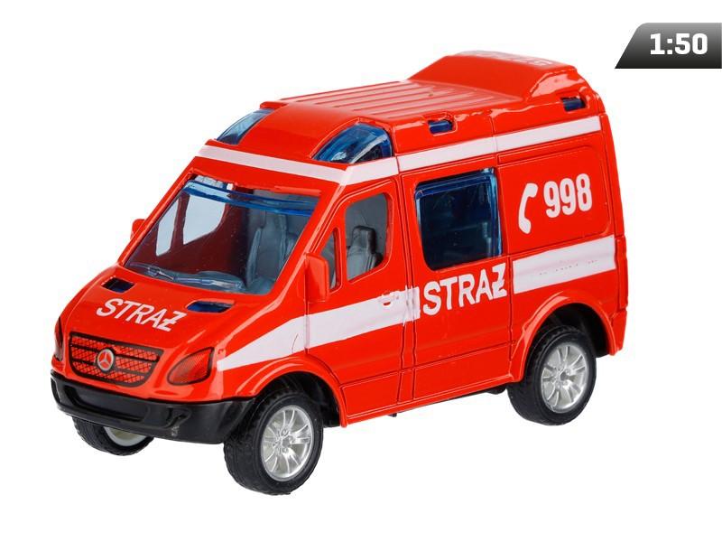 Модель 1:50, Mercedes-Benz Sprinter Mini, GUARD, красный