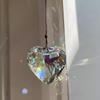 45 мм Хрустальное Подвесное Сердце Ловец Солнца Призматический Подвеска Поделки для Дома Офиса Сада Декор Создатель Радуги Подвеска на Окно