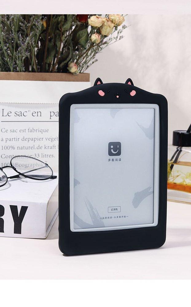 Case for Kindle Paperwhite 4, Silicon Case Cat, Black