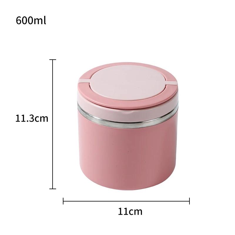 600/800 мл термоконтейнер для еды, термоконтейнер для супа, термоконтейнер из нержавеющей стали, термоконтейнер для бенто для школьников