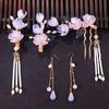 Pearl Chinese Style Hairpin Set Ancient Style Flower Hair Comb Hanfu Hair Stick Hair Accessories