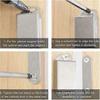 Magnet Door Cupboard Magnetic Door Catch Stainless Steel with Screws Furniture