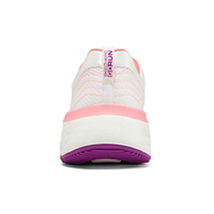 Skechers Серия Go Run Звездные Удобная Амортизация Универсальные Низкие Беговые Кроссовки Женская кроссовка Белый Коралл 129120-WCRL