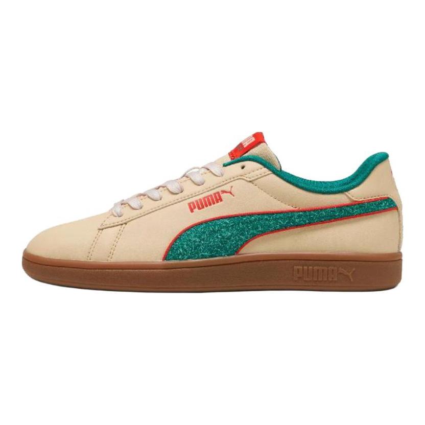 Puma Smash 3.0 Удобные Универсальные Прочные Низкие Кроссовки Унисекс Кроссовки Бежевые 402630-01