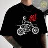 Мужская мотоциклетная футболка Motocross Enduro Climb Повседневная Уличная Подходит для путешествий и спорта Футболка