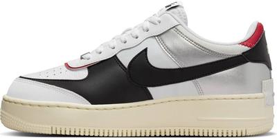Кроссовки Air Force 1 Shadow Women белый/черный/металлическое серебро/красный