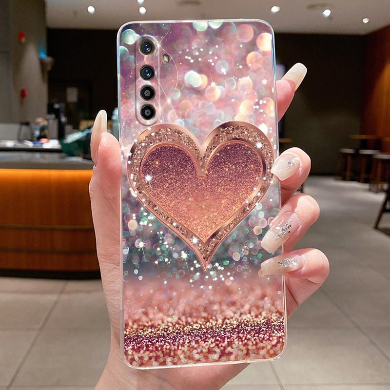 Чехол для Realme XT X2 RMX1921 RMX1992 Прозрачный Роскошный Модный Бабочка Цветок Мягкий Силиконовый Чехол для Телефона для Realmex2 Realmext Case