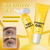 Прозрачная тушь, гель для ламинирования бровей, фиксирующий гель для макияжа, водостойкий, не выцветающий, наносить на брови и закрашивать седину