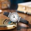 Часы женские Light Luxury с камнем рождения, нишевая мода, кожаные часы с узором змеи, женские, водонепроницаемые, высококачественные кварцевые часы