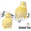 Simulation Chick Easter Decoration Realistic Cute Easter Chick Toy DIY Miniature Chicken Garden Ornament Home Easter Party Decor