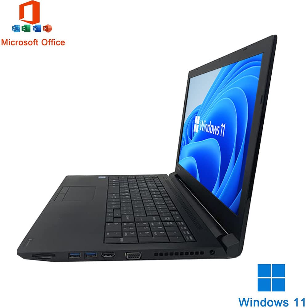 Ноутбук б/у Toshiba Dynabook 5-го поколения Corei5 Память 8 ГБ Высокоскоростной SSD 256 ГБ Windows 11 Оснащен дюймовым ЖК-дисплеем Беспроводная локальная сеть Цифровая клавиатура