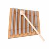 Yibuy 7-Tone Wooden Percussion Chime, Energy Chime with Gentle Tone, Wooden Mallet and 7 Solid Aluminum Tubes, Educational Musical, Meditation Music C