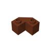 Нетоксичный Moc 10 шт. 87620 Модифицированные Фацетные 2x2 Строительные Блоки Набор Высокотехнологичные Образовательные Кирпичики Частичные Головоломки Игрушки Подарки на День Рождения для Детей