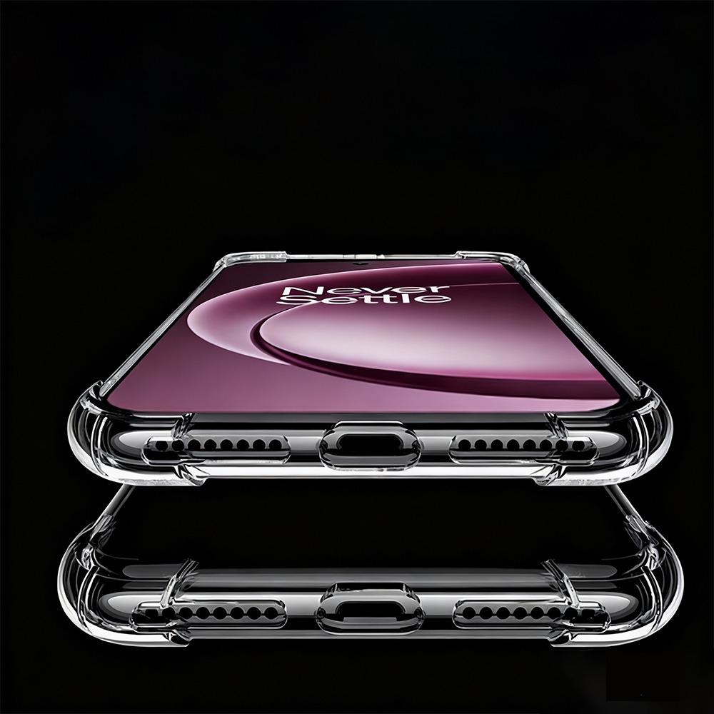 Прозрачный чехол из ТПУ для OnePlus 15 13 12 11 Защитная крышка Четыре угла Ударопрочный бампер Coque Fundas