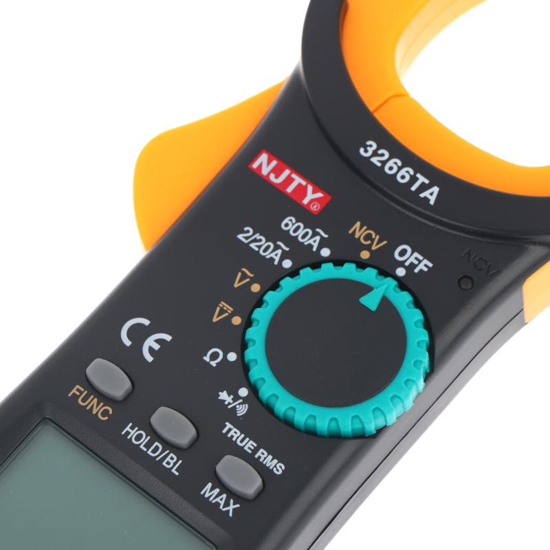 Portable Digital Clamp Multimeter Auto Ranging NCV Detection for Electricians Home Circuit Maintenance
