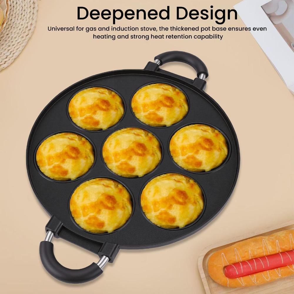Nonstick Takoyaki Grill Pan Aluminum Alloy Pancake Cooking Pan Octopus Ball Maker Baking Cooking