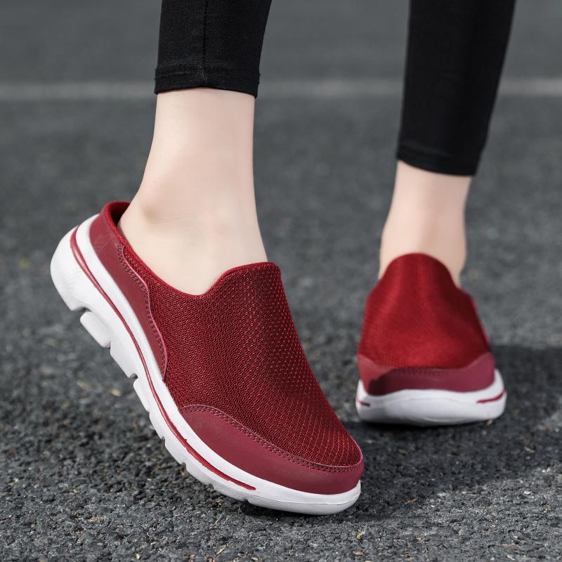 Мужские и женские тапочки, дышащие домашние тапочки, унисекс, толстые тапочки, модная обувь для ходьбы для пар