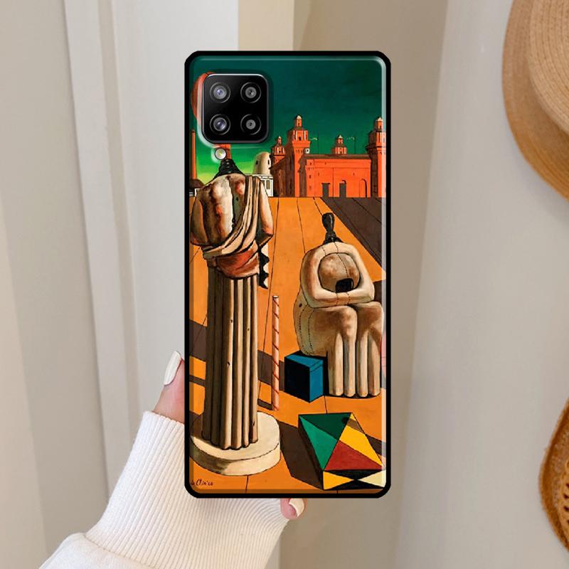 Художественный чехол Giorgio De Chirico для Samsung Galaxy A05 A06 A16 A26 A36 A56 A53 A32 A52 A33 A13 A55 A35 A15 A14 A34 A54