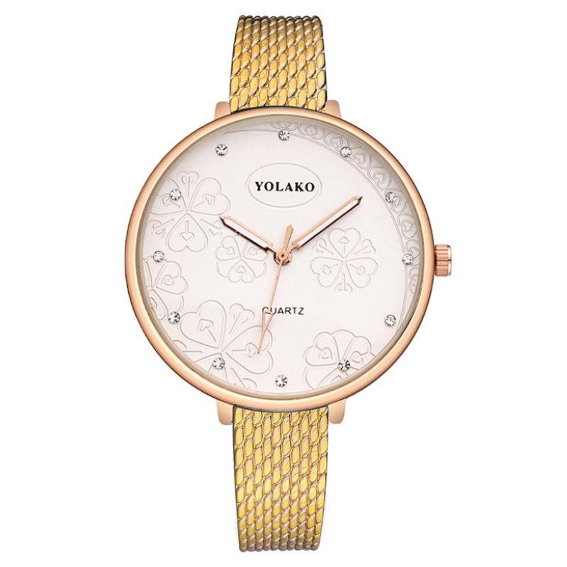 Обработка на заказ мода алмазная печать женские часы женские часы пластиковый ремень кварцевые часы женская модель