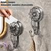 1/2/3/4Pcs Transparent Suction Cup Hooks Strong Load-bearing Easy To Install Removable Heavy Duty Vacuum Suction Cups with Hooks