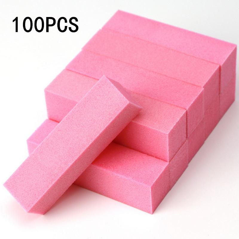 10/20/50/100 шт. Губка Баффер для ногтей Пилка Полировщик Блок Маникюр Педикюр Пилки Шлифовка Полировка Профессиональный Инструмент для Нейл-арта