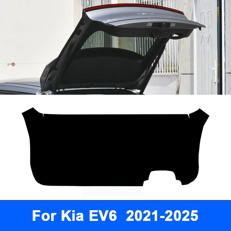 For Kia EV6 - 2024 2025 Car Trunk Tailgate Protection Pad Trunk leather Anti-dirty Protective Pad Interior Accessories