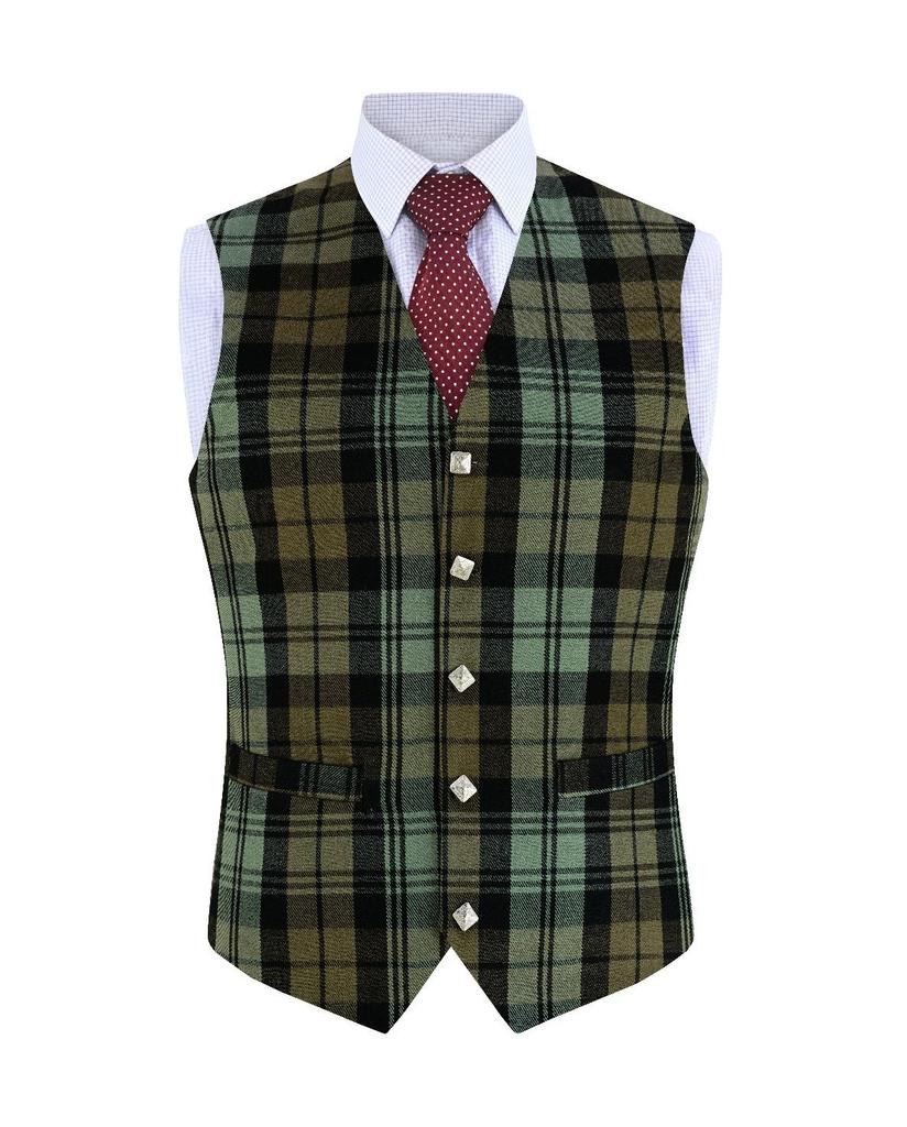 Жилет шотландский тартан с пуговицами в виде чертополоха, традиционное платье-жилет для горцев, наряд для вечеринки и свадьбы