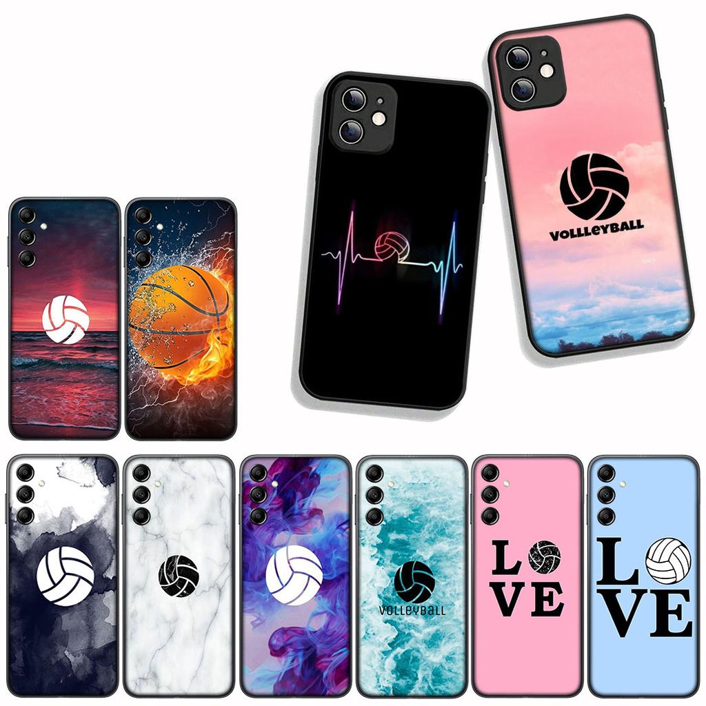 Чехол Cover для Motorola Moto Edge 50 30 Fusion 40 neo Ultra Pro G54 G24 G05 G35 G55 G64 G75 G84 G85 Чехол Логотип волейбола