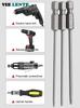 Набор отверток и бит Torx Security с шестигранным хвостовиком 1/4 дюйма, длина 4 дюйма, сталь S2, набор бит Torx, 11/12 шт., головка Torx