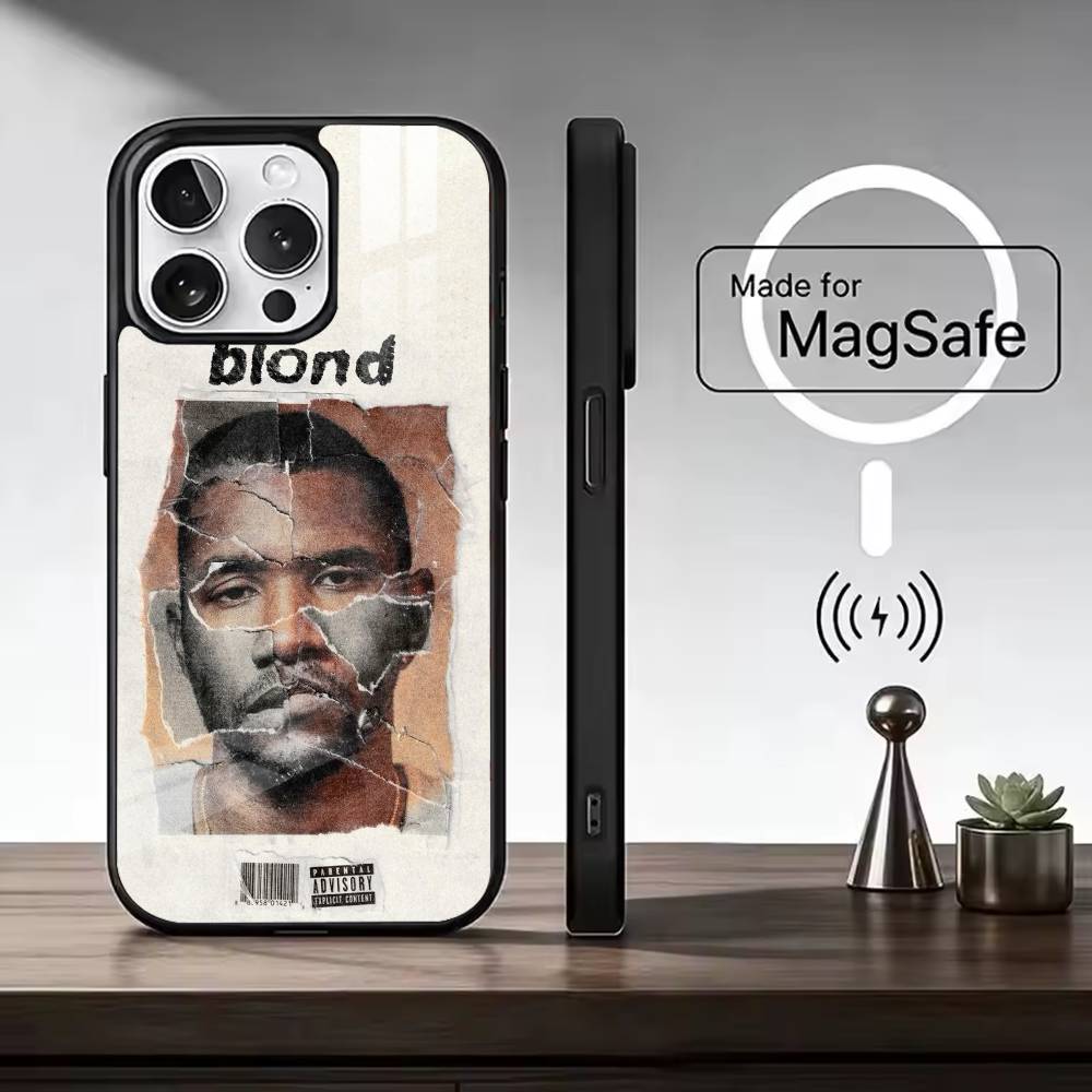 F-Frank Singer O-Ocean Phone Case For iPhone17,16,15,14,13,12,11 Plus,Pro Magnetic with Magsafe Wireless Charging