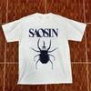 Винтажная футболка Saosin для фанатов, хлопковая, белая, полный размер, унисекс, OM43