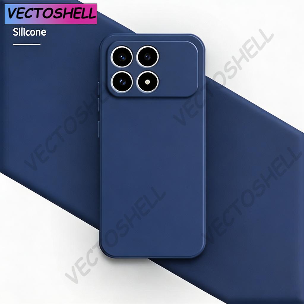 Оригинальный силиконовый чехол для телефона Xiaomi Poco F8 Pro Ultra X8 Pro Max Fundas Высококачественный Мягкий Внутренняя Флокированная Задняя Крышка