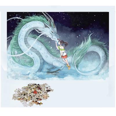 Обучающая игра-головоломка для детей и взрослых с мультфильмом высокого разрешения, 1000 деталей