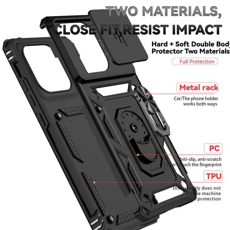 Full Cover For Motorola Edge 2025 Case For Moto Edge 2025 Push Window Magnetic Phone Holder Back Case For Moto Edge 2025 Case