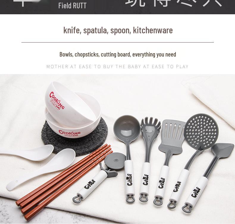 Fun Pretend Play Cut Toy Set - Kids Kitchen Vegetables & Fruits