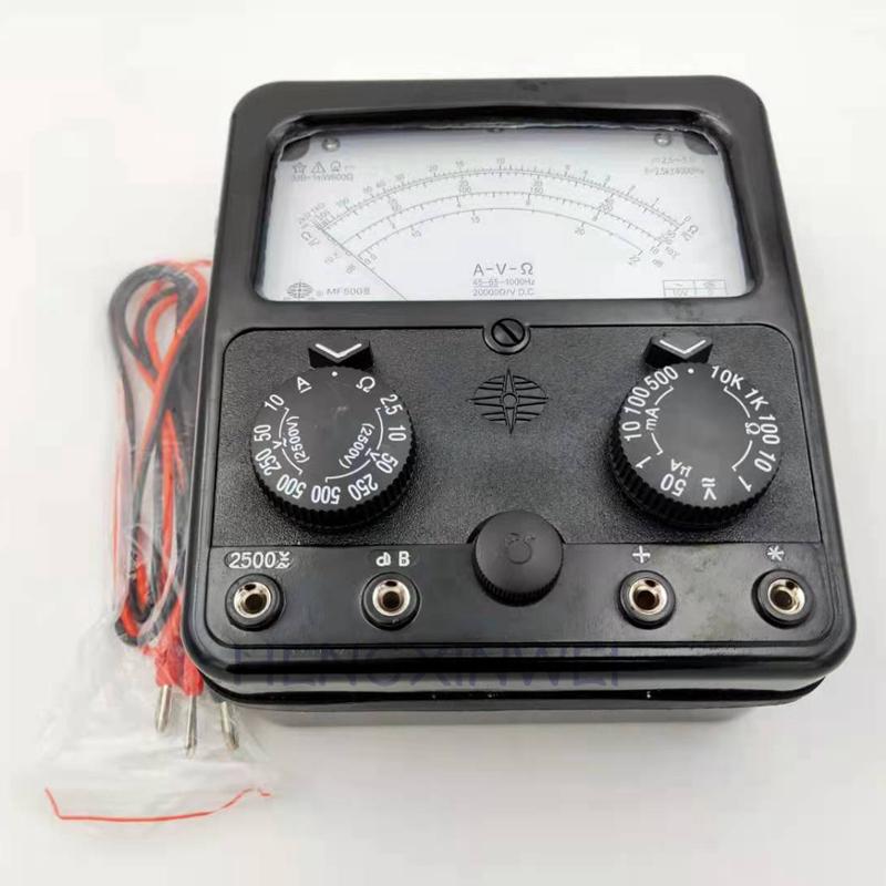 MF500 Analog Multimeter Volt Ampere Ohm Meter 2500v 20hm 500ma