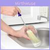 Multifunctional Plastic Bottle Brush With Long Bent Handle For Cleaning