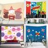 Creative Cartoon Pattern Fashion Home Decoration Tapestry Living Room Bedroom Tapestry