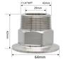 1/4" 3/8" 1/2" 3/4" 1" -4" NPT Наружная резьба x 0.5" 0.75" 1.5" 2" -4" Соединение Tri Clamp Трубопроводная арматура Нержавеющая сталь 304 316L Санитарная